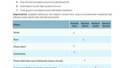 9. Sınıf Meb Yayınları Temel Dini Bilgiler Ders Kitabı Sayfa 91 Cevapları