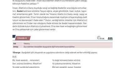 9. Sınıf Meb Yayınları Temel Dini Bilgiler Ders Kitabı Sayfa 23 Cevapları