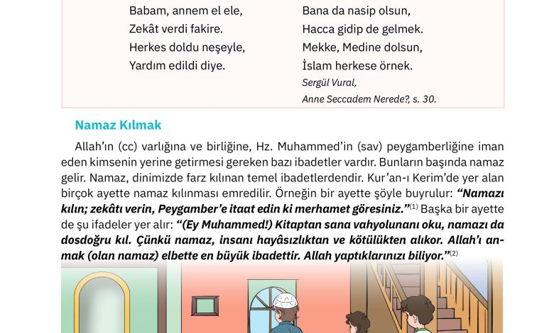 4. Sınıf Sdr Dikey Yayıncılık Din Kültürü Ve Ahlak Bilgisi Ders Kitabı Sayfa 48 Cevapları