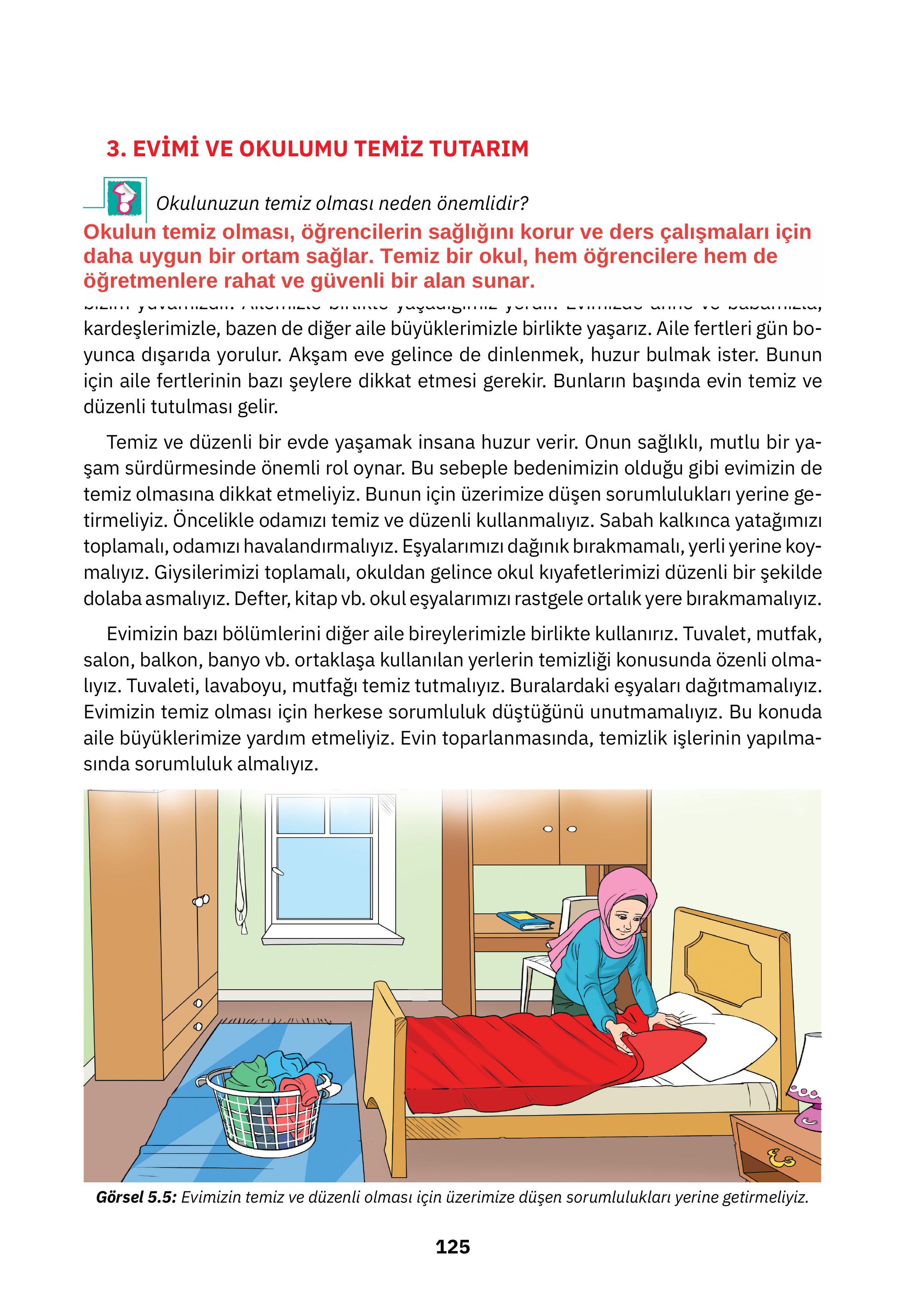 4. Sınıf Sdr Dikey Yayıncılık Din Kültürü Ve Ahlak Bilgisi Ders Kitabı Sayfa 125 Cevapları