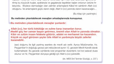 4. Sınıf Meb Yayınları Din Kültürü Ve Ahlak Bilgisi Ders Kitabı Sayfa 88 Cevapları