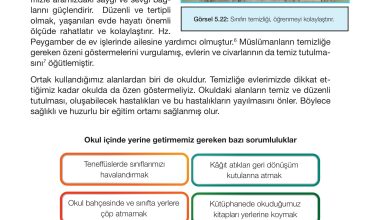 4. Sınıf Meb Yayınları Din Kültürü Ve Ahlak Bilgisi Ders Kitabı Sayfa 116 Cevapları