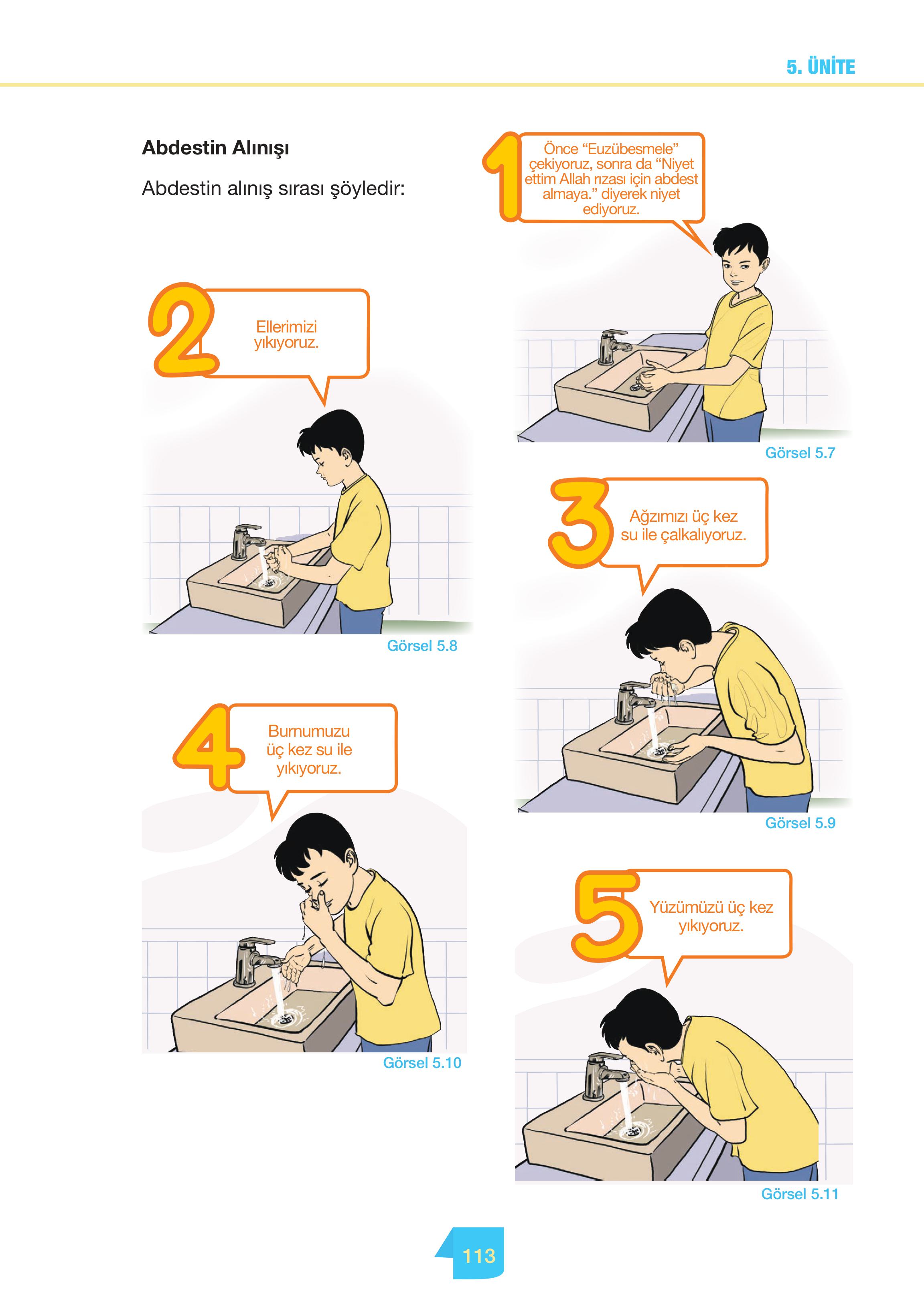 4. Sınıf Meb Yayınları Din Kültürü Ve Ahlak Bilgisi Ders Kitabı Sayfa 113 Cevapları