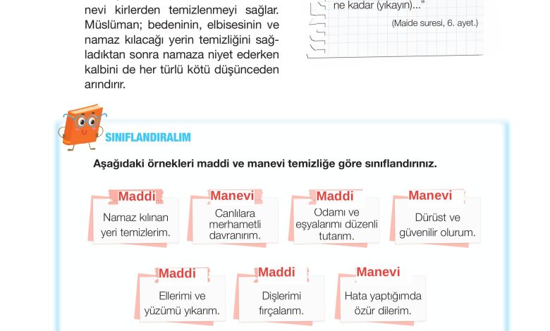 4. Sınıf Meb Yayınları Din Kültürü Ve Ahlak Bilgisi Ders Kitabı Sayfa 111 Cevapları