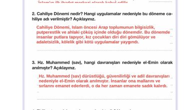 4. Sınıf Meb Yayınları Din Kültürü Ve Ahlak Bilgisi Ders Kitabı Sayfa 105 Cevapları