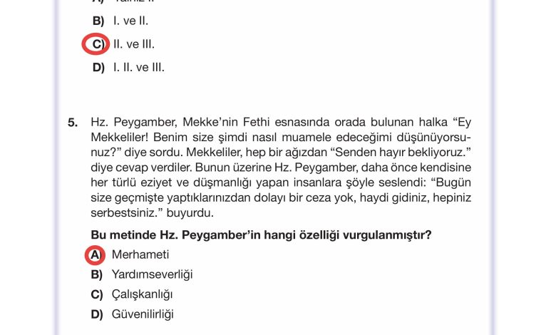 4. Sınıf Meb Yayınları Din Kültürü Ve Ahlak Bilgisi Ders Kitabı Sayfa 104 Cevapları