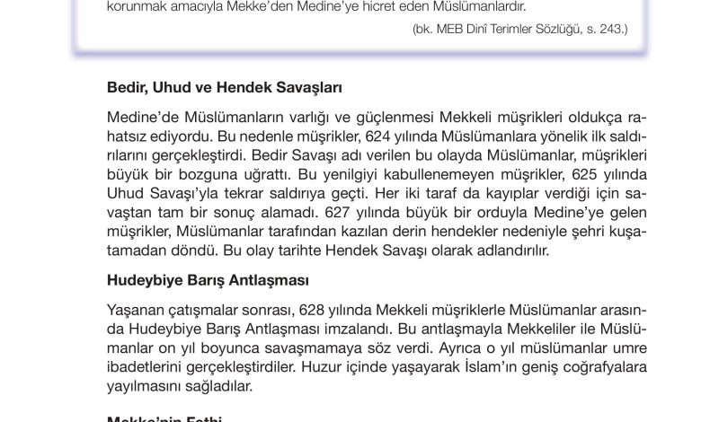 4. Sınıf Meb Yayınları Din Kültürü Ve Ahlak Bilgisi Ders Kitabı Sayfa 97 Cevapları