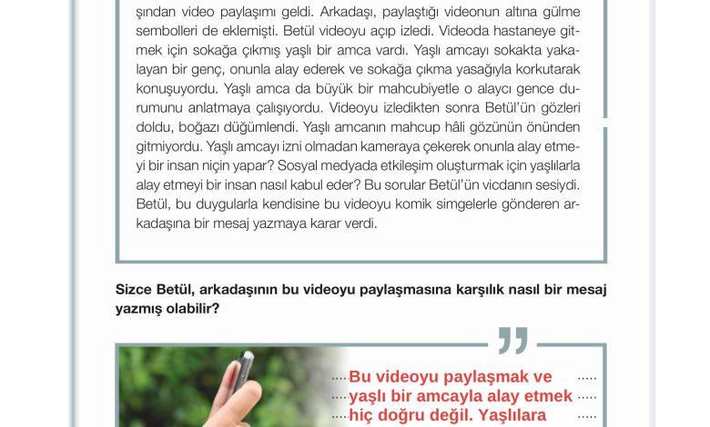 4. Sınıf Meb Yayınları Din Kültürü Ve Ahlak Bilgisi Ders Kitabı Sayfa 65 Cevapları