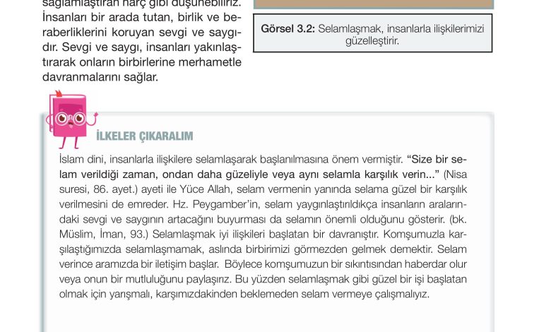 4. Sınıf Meb Yayınları Din Kültürü Ve Ahlak Bilgisi Ders Kitabı Sayfa 62 Cevapları