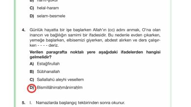 4. Sınıf Meb Yayınları Din Kültürü Ve Ahlak Bilgisi Ders Kitabı Sayfa 30 Cevapları