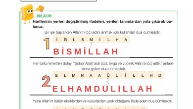 4. Sınıf Meb Yayınları Din Kültürü Ve Ahlak Bilgisi Ders Kitabı Sayfa 21 Cevapları