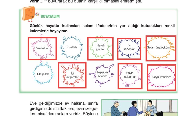 4. Sınıf Meb Yayınları Din Kültürü Ve Ahlak Bilgisi Ders Kitabı Sayfa 17 Cevapları