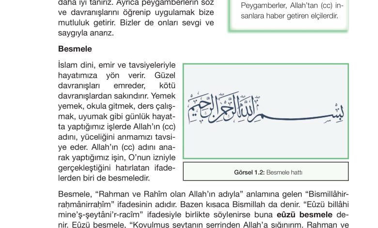 4. Sınıf Meb Yayınları Din Kültürü Ve Ahlak Bilgisi Ders Kitabı Sayfa 13 Cevapları