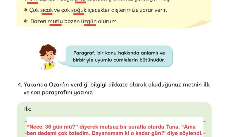 3. Sınıf Meb Yayınları Türkçe Ders Kitabı Sayfa 132 Cevapları