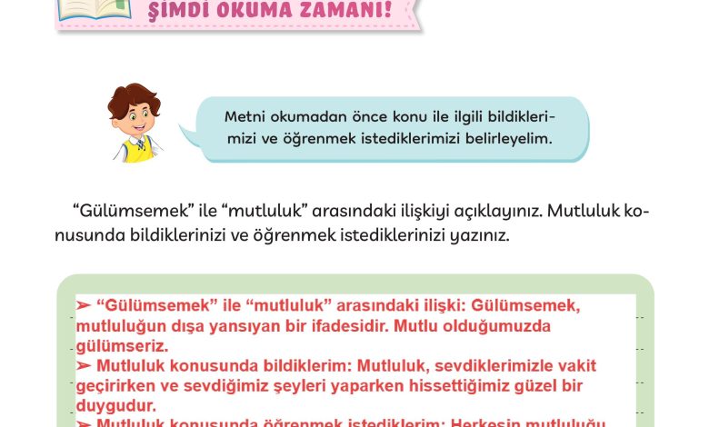 3. Sınıf Meb Yayınları Türkçe Ders Kitabı Sayfa 135 Cevapları