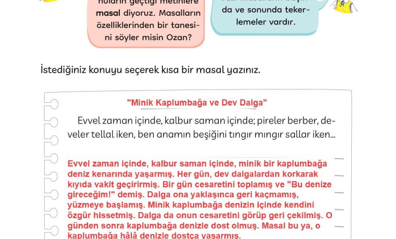 3. Sınıf Meb Yayınları Türkçe Ders Kitabı Sayfa 164 Cevapları