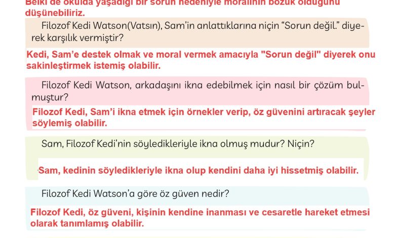 3. Sınıf Meb Yayınları Türkçe Ders Kitabı Sayfa 168 Cevapları