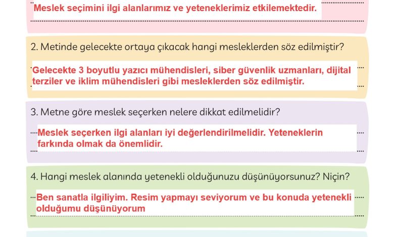 3. Sınıf Meb Yayınları Türkçe Ders Kitabı Sayfa 177 Cevapları