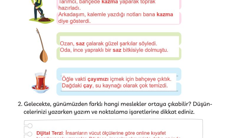 3. Sınıf Meb Yayınları Türkçe Ders Kitabı Sayfa 178 Cevapları