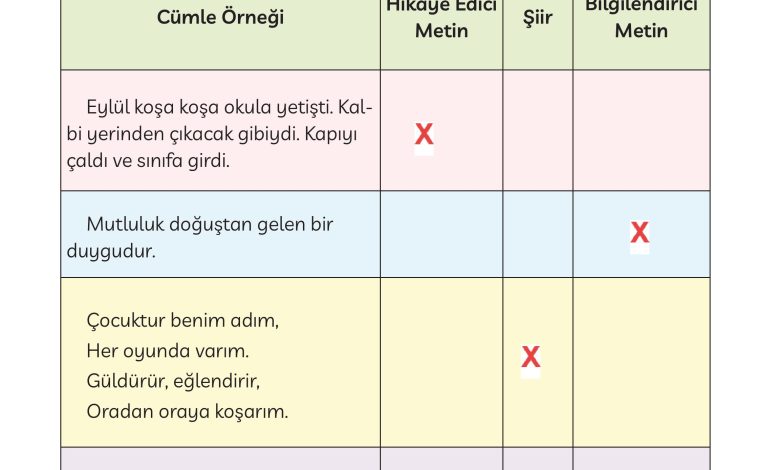 3. Sınıf Meb Yayınları Türkçe Ders Kitabı Sayfa 233 Cevapları