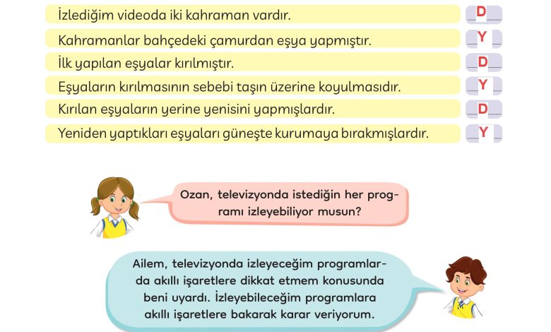 3. Sınıf Meb Yayınları Türkçe Ders Kitabı Sayfa 250 Cevapları