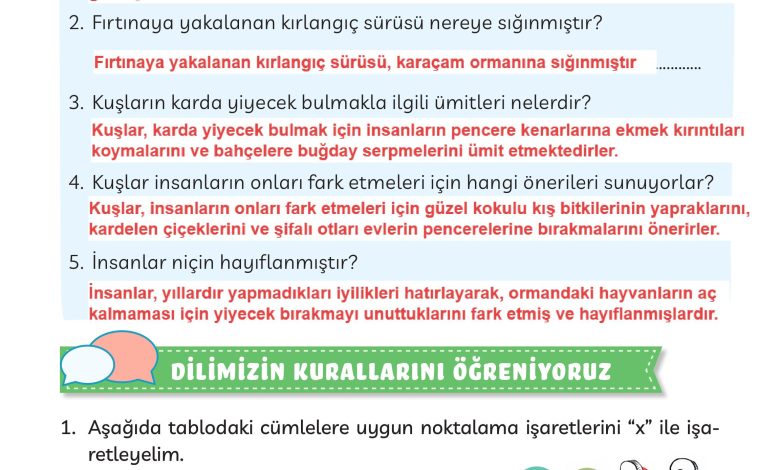 3. Sınıf Meb Yayınları Türkçe Ders Kitabı Sayfa 275 Cevapları