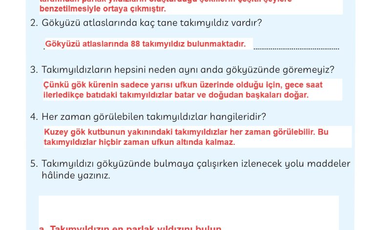 3. Sınıf Meb Yayınları Türkçe Ders Kitabı Sayfa 287 Cevapları