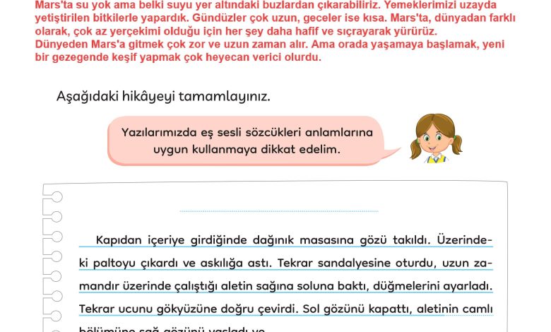 3. Sınıf Meb Yayınları Türkçe Ders Kitabı Sayfa 289 Cevapları