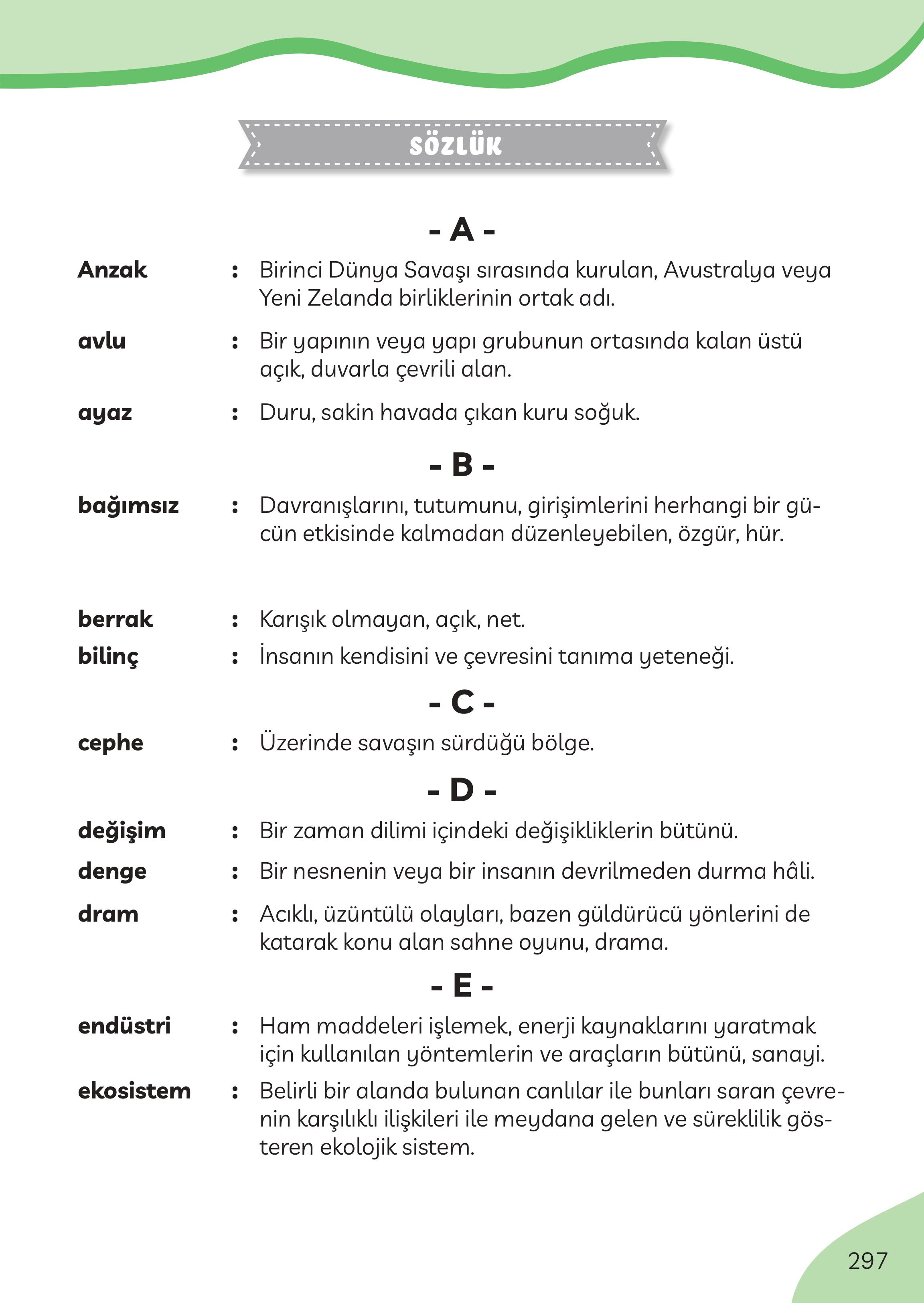 3. Sınıf Meb Yayınları Türkçe Ders Kitabı Sayfa 297 Cevapları