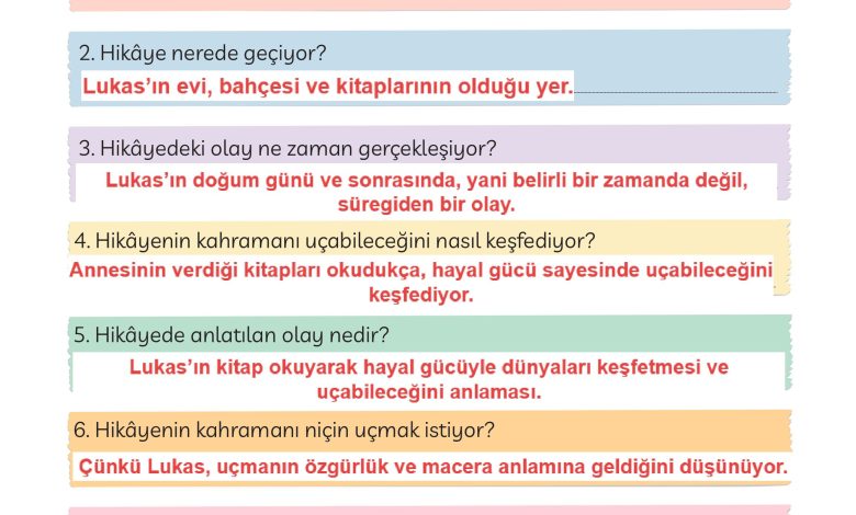 3. Sınıf Meb Yayınları Türkçe Ders Kitabı Sayfa 37 Cevapları