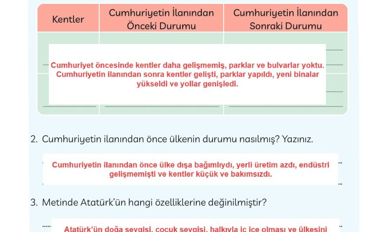 3. Sınıf Meb Yayınları Türkçe Ders Kitabı Sayfa 60 Cevapları