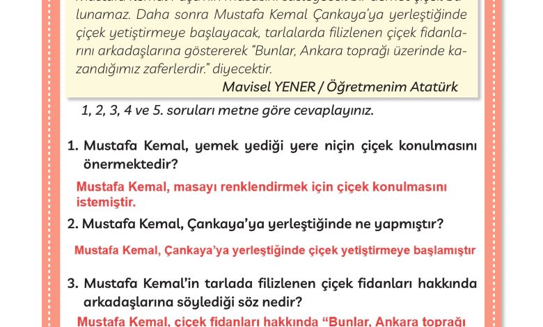 3. Sınıf Meb Yayınları Türkçe Ders Kitabı Sayfa 76 Cevapları