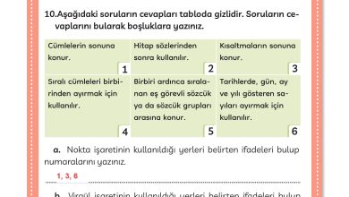 3. Sınıf Meb Yayınları Türkçe Ders Kitabı Sayfa 78 Cevapları