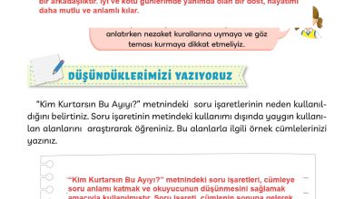 3. Sınıf Meb Yayınları Türkçe Ders Kitabı Sayfa 88 Cevapları