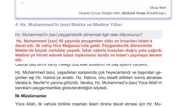 4. Sınıf Meb Yayınları Din Kültürü Ve Ahlak Bilgisi Ders Kitabı Sayfa 94 Cevapları