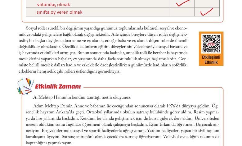 6. Sınıf Evos Yayınları Sosyal Bilgiler Ders Kitabı Sayfa 13 Cevapları