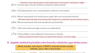 6. Sınıf Evos Yayınları Sosyal Bilgiler Ders Kitabı Sayfa 157 Cevapları