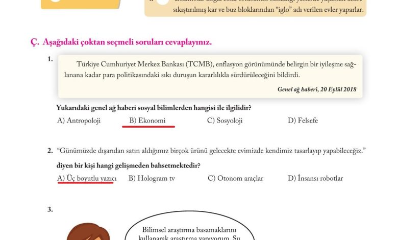 6. Sınıf Evos Yayınları Sosyal Bilgiler Ders Kitabı Sayfa 158 Cevapları