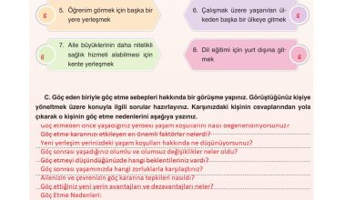 7. Sınıf Yıldırım Yayınları Sosyal Bilgiler Ders Kitabı Sayfa 137 Cevapları