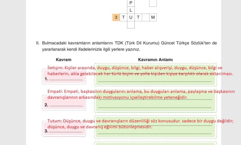 7. Sınıf Yıldırım Yayınları Sosyal Bilgiler Ders Kitabı Sayfa 14 Cevapları