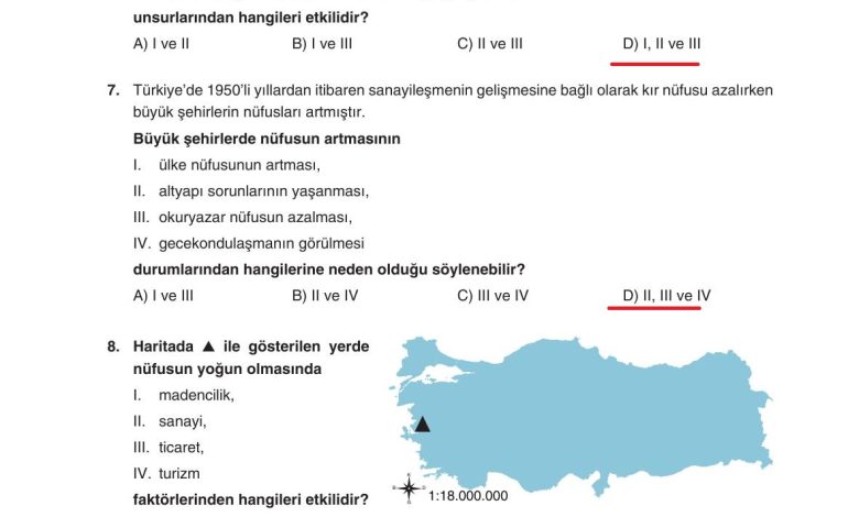 7. Sınıf Yıldırım Yayınları Sosyal Bilgiler Ders Kitabı Sayfa 146 Cevapları