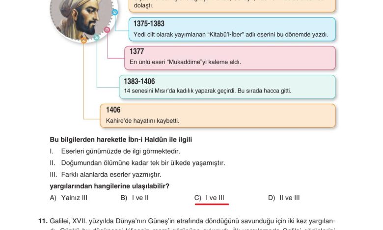 7. Sınıf Yıldırım Yayınları Sosyal Bilgiler Ders Kitabı Sayfa 179 Cevapları