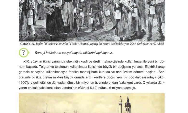 7. Sınıf Yıldırım Yayınları Sosyal Bilgiler Ders Kitabı Sayfa 191 Cevapları