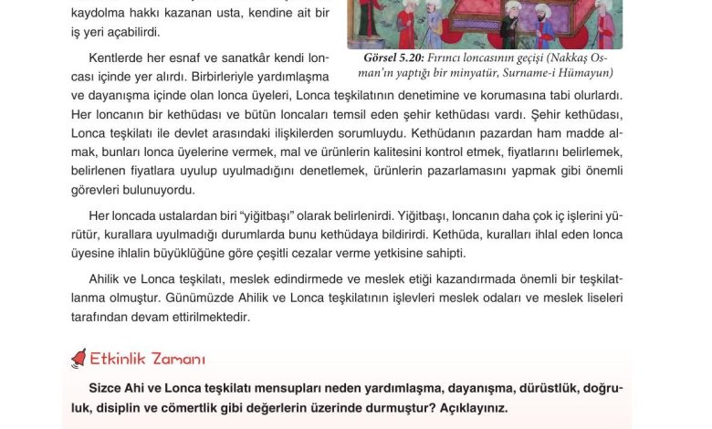 7. Sınıf Yıldırım Yayınları Sosyal Bilgiler Ders Kitabı Sayfa 199 Cevapları