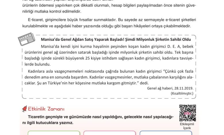 7. Sınıf Yıldırım Yayınları Sosyal Bilgiler Ders Kitabı Sayfa 207 Cevapları