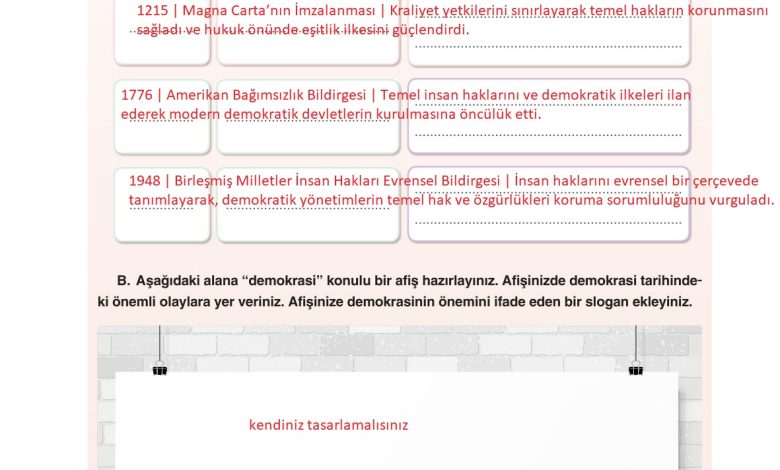 7. Sınıf Yıldırım Yayınları Sosyal Bilgiler Ders Kitabı Sayfa 222 Cevapları