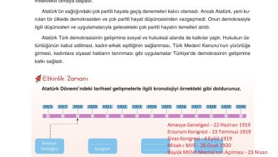 7. Sınıf Yıldırım Yayınları Sosyal Bilgiler Ders Kitabı Sayfa 230 Cevapları