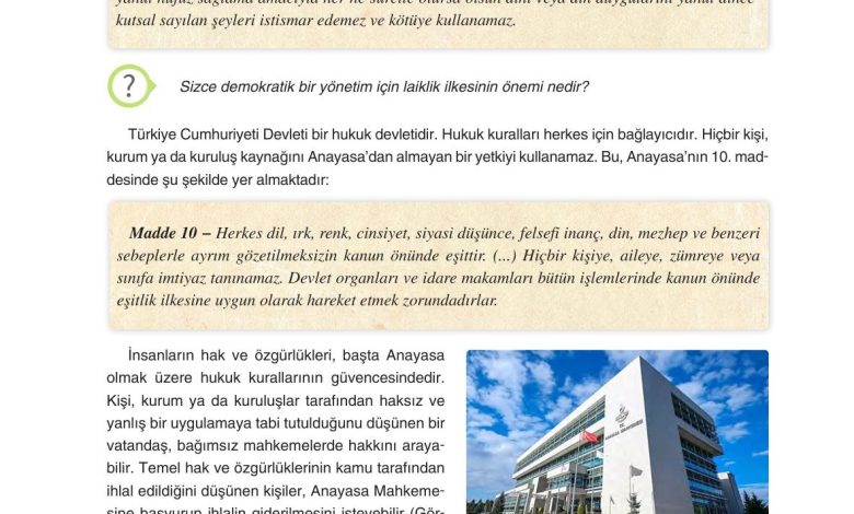 7. Sınıf Yıldırım Yayınları Sosyal Bilgiler Ders Kitabı Sayfa 232 Cevapları