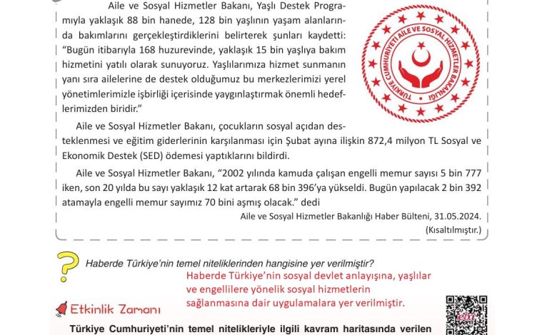 7. Sınıf Yıldırım Yayınları Sosyal Bilgiler Ders Kitabı Sayfa 233 Cevapları