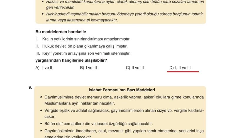 7. Sınıf Yıldırım Yayınları Sosyal Bilgiler Ders Kitabı Sayfa 242 Cevapları